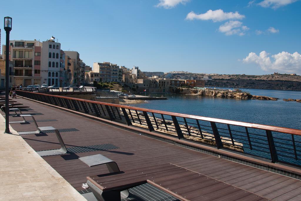 Seashells Apartments With Terrace, Just Off The Seafront In Bugibba - By Getawaysmalta 圣保罗湾城 客房 照片