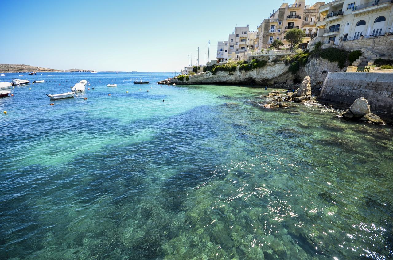 Seashells Apartments With Terrace, Just Off The Seafront In Bugibba - By Getawaysmalta 圣保罗湾城 外观 照片